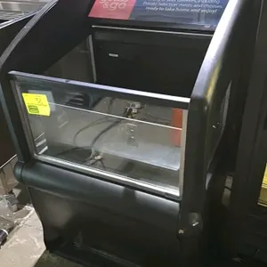 MTL Cool Cool Oasis-30 refrigerated grab-and-go display case. Features an open-air design with a glass front, LED lighting, and self-contained refrige