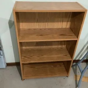 Bookshelf, 24" x 9 1/2" x 36" high, shelves NOT adjustable