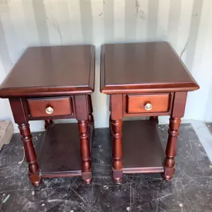 2 end tables, 18" x 25" x 28" high, a few scratches otherwise good condition