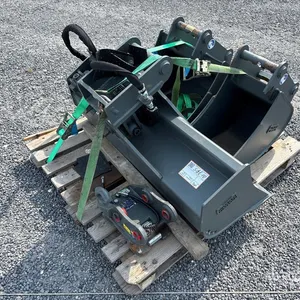 Quantity of (3) Wacker Neuson Excavator Buckets & (1) Lehnhoff HS01 Quick Coupler