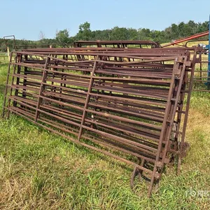 Quantity of (8) 12 ft x 5 ft 6 Bar Livestock Panel