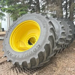 Quantity of (4) Good Year Optitorque 800/55R46 Tires - Fits John Deere 616R