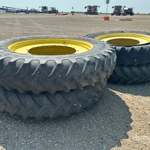 Quantity of (4) Firestone Radial 9100 380/105R50 Tires - Fits John Deere 4930