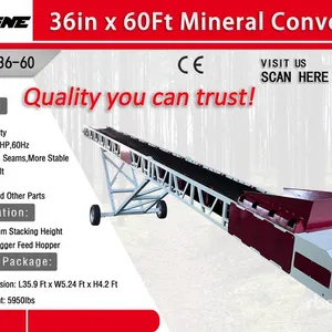 2026 Raystone RMC36-60 36 in x 60 ft Portable Conveyor (Unused)