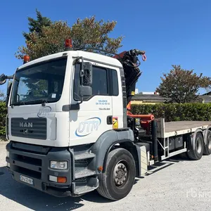 2007 MAN TGA28.360 6x2 Flatbed Truck with Crane