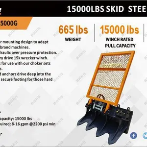 2026 ARTEER SS-15000G 15000 lb Skid Steer Logging Winch (Unused)