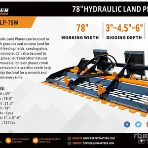 2026 ARTEER HLP-78W 78 In Hydraulic Skid Steer Landplane (Unused)