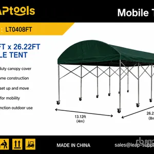 Quantity of (2) 2026 LEAPtools LT0408FT 8 m x 4 m Mobile Tent Recreation Unit (Unused)