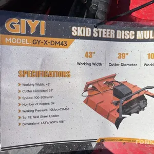 2026 GIYI GY-X DM43 Mini disc Mulcher (Unused)
