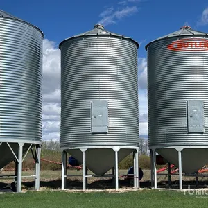 Butler +/- 2700 bu 5 Ring Hopper Grain Bin