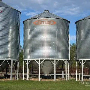 Butler +/- 3600 bu 4 Ring Hopper Grain Bin