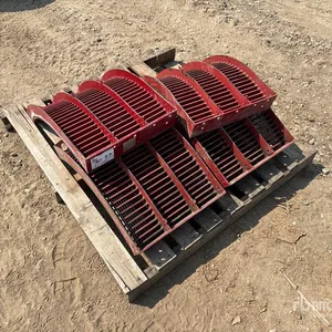 Quantity of (4) Hard Thresh Combine Concave - Fits Case IH Combine