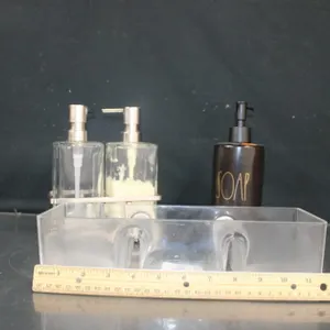 Soap Dispensers And Glass Organizer