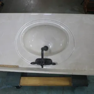 Vanity Top With Faucet, Measures 49 x 21