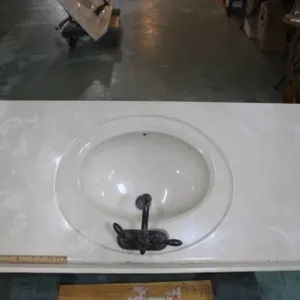 Vanity Top With Faucet, Measures 48 x 21