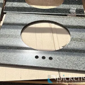 LOT OF BATHROOM SINGLE SINK VANITY TOPS WITH BACKSPLASH - QTY (5)