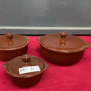 MEDALTA POTTERIES - 6 PIECE CASSEROLE SET