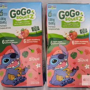 2 GoGo Squeez Disney Stitch Limited Edition Fruit Sauce Pouches, 12-Pack, 2.38 lbs