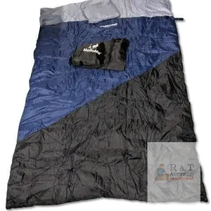 Mallome Double Sleeping Bag for Adults Kids - Lightweight 2 Person Sleeping Bag with Pillow, Queen Size Waterproof Camping Sack Two Person for Girls, 