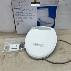 Brondell Swash CL99 Non-Electric Bidet Toilet Seat, Elongated, with Mounting Hardware and Hose