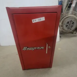 Snap-on Vintage Right Hand Side Cabinet with Hinged Door, Chrome Handle, Lock and Drawers