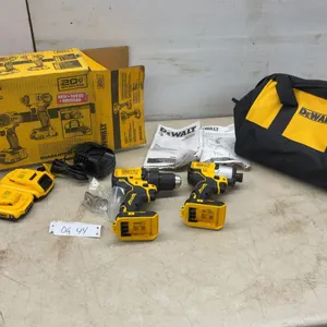 DeWalt Cordless 20V Max Brushless 2-Tool Combo Kit, Model DCK227D2, Drill, Impact Driver, Batteries