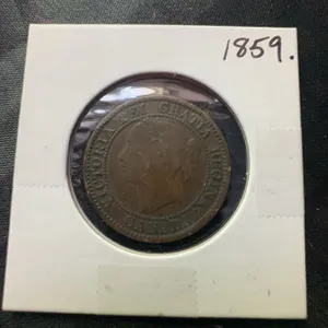 1859 Province of Canada One Cent Coin