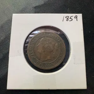 1859 Province of Canada Large Cent Coin