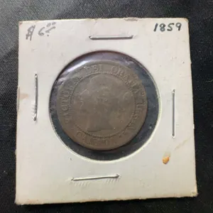 1859 Canada Large Cent Queen Victoria