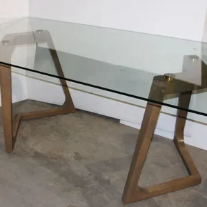 GLASS DINING TABLE WITH 4 CHAIRS