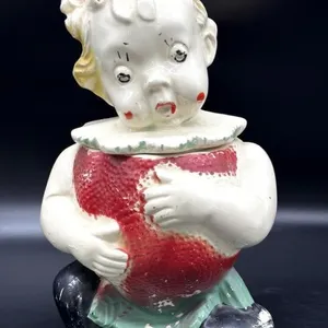 Vintage 1942 PD & Co Stella Strawberry Cookie Jar