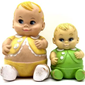Vintage 1967 and 1968 Uneeda Doll Co PlumPees Fat