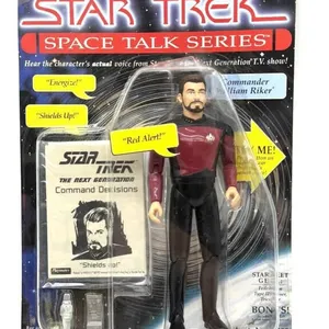 1995 Star Trek Commander William Riker Space Talk