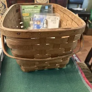 Picnic basket  18x12x8. no top full of flood