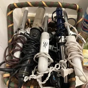 Basket of curling irons