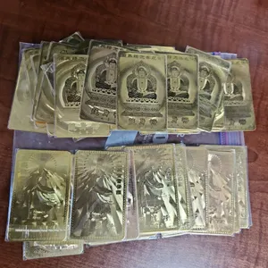 56 X ASSORTED 24 KARAT COPPER PLATED CARDS