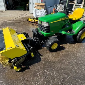 John Deere X475 lawn tractor with attachments