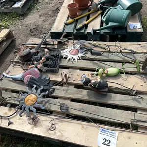 ASSORTED LANW & GARDEN PUSH IN DECORATIONS