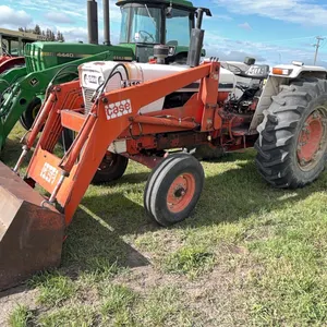 CASE DAVID BROWN 1410 2WD TRACTOR w/ 7' SMOOTH BUCKET - s/n -  NA - ITEMS IN OFFICE
