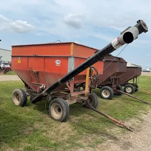 J & M Gravity Wagon on Westendorf Running Gear w/ Sudenga Brush Auger