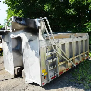 Salvage RS Goodwin 14' Aluminum Dump Box