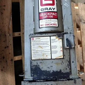 Wall Mounted Gray Quick Pac QP-100 Can Crusher