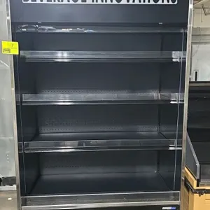 2018 Hillphoenix Q4730TM 4ft refrigerated reach-in multideck display. Features self-contained refrigeration, LED lighting, open-air grab-n-go design, 