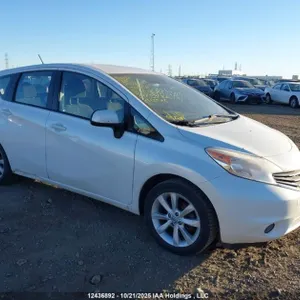 *OFFSITE* & *INOPERABLE* 2014 Nissan Versa Note SL Hatchback Car, 4 Door, 1.6L 4-Cyl Gas Eng.,  CVT Trans (Needs Repair), FWD, 214,000 Km Showing, S/N