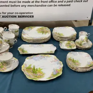 “ROYAL ALBERT” CHINA SET - KENTISH ROCKERY