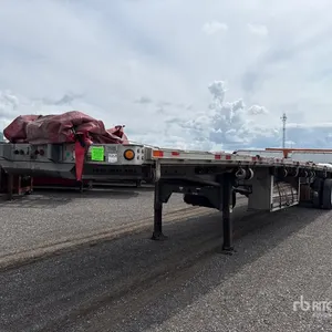 2015 Manac 53 ft Quad/A Flatbed Trailer