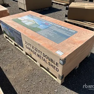 2026 AGR MS2322 23 ft x 22 ft Double Garage Metal Shed (Unused)