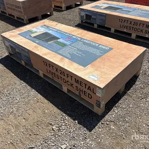 AGR LS1220 20 ft x 12 ft Metal Livestock Shelter (Unused)