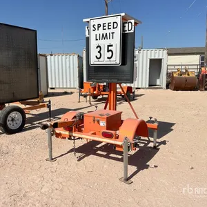 2017 Wanco WSDT3-S Compact Solar Radar-Speed Trailer
