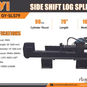 2026 GIYI GY-SLS79 Skid Steer Log Splitter (Unused)